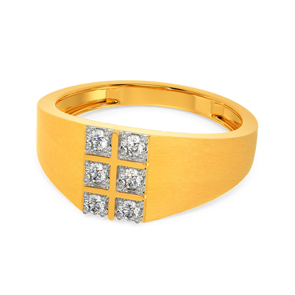 Sixth Dimension Diamond Rings For Men