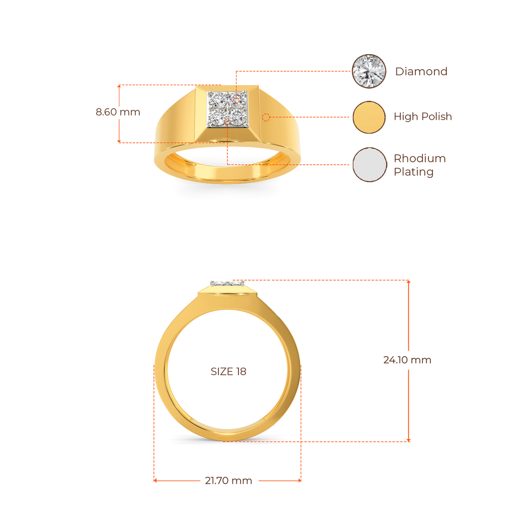 Watch In Wonder Diamond Rings For Men