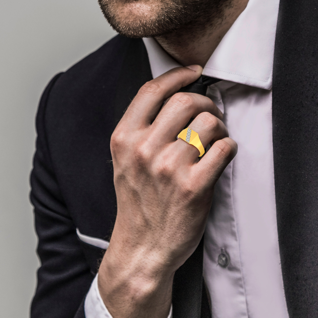 Wild Path Diamond Rings For Men