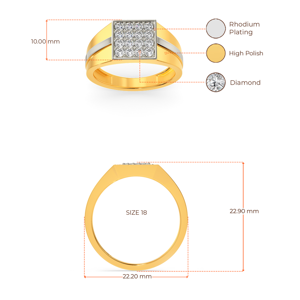 Your Majesty Diamond Rings For Men