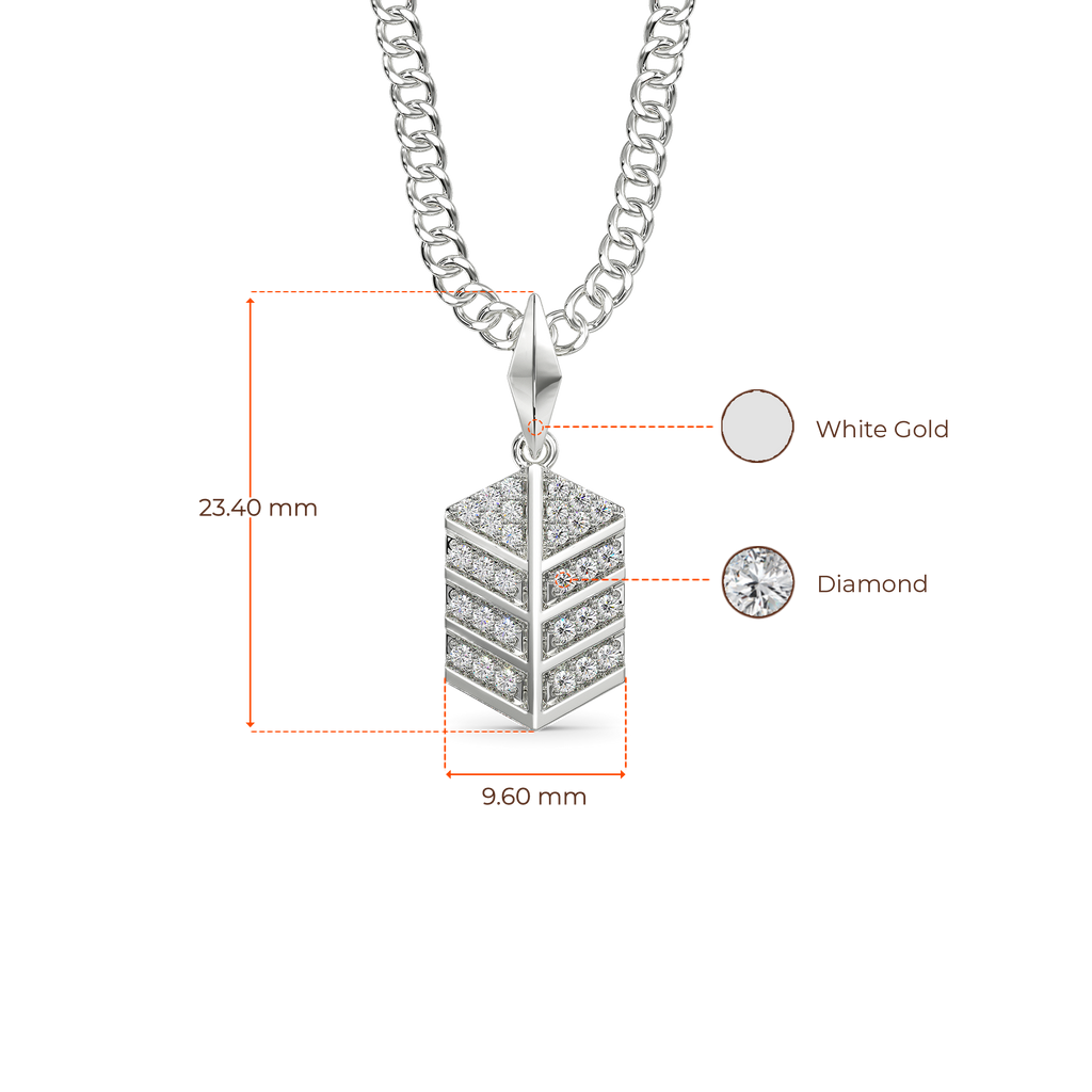 Born To Be Real Diamond Pendants For Men