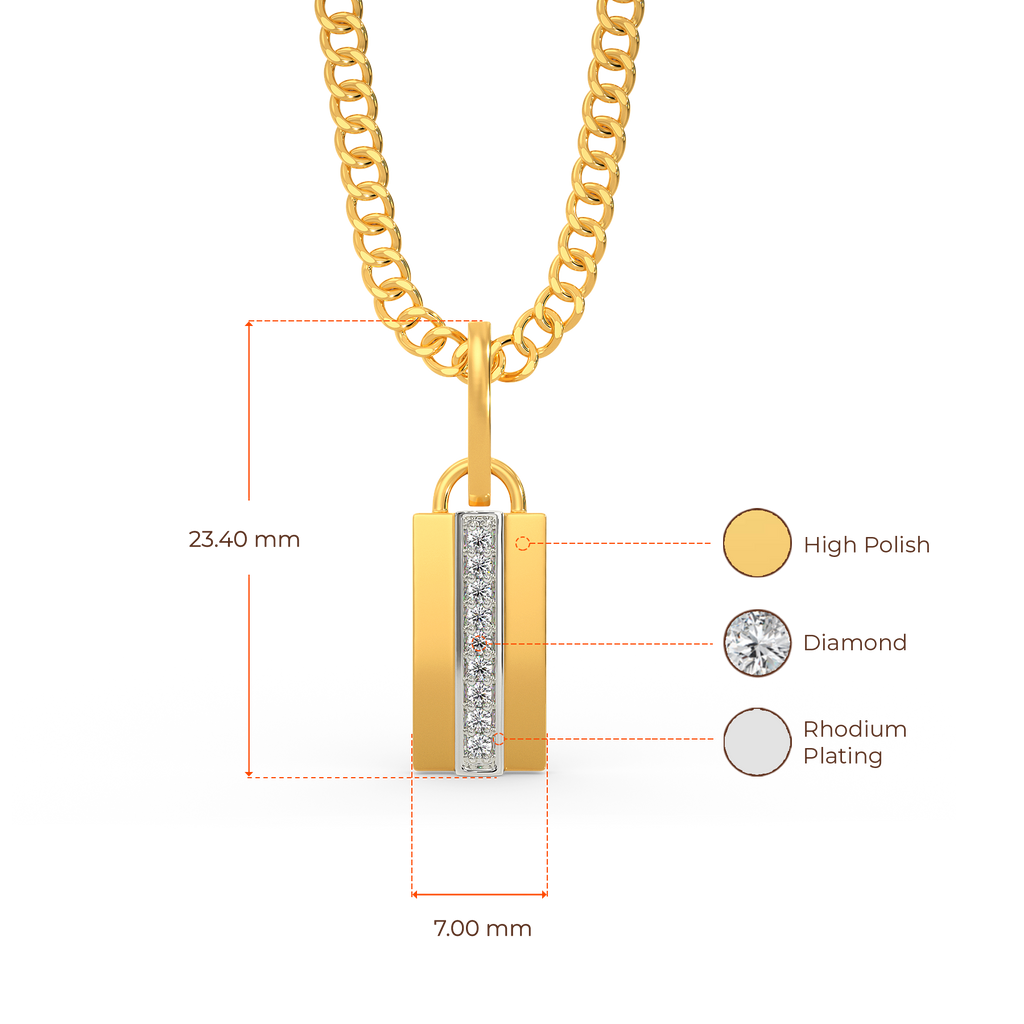 Mr Locke Diamond Pendants For Men