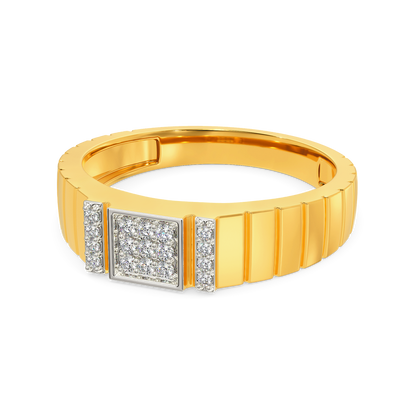 Iconic Square Diamond Rings For Men