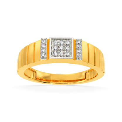 Iconic Square Diamond Rings For Men