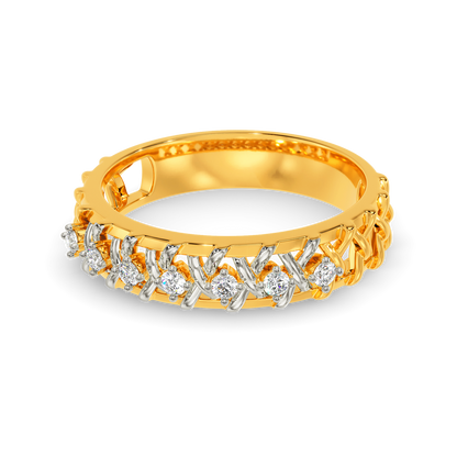 Entwined In Sparks Diamond Rings For Men