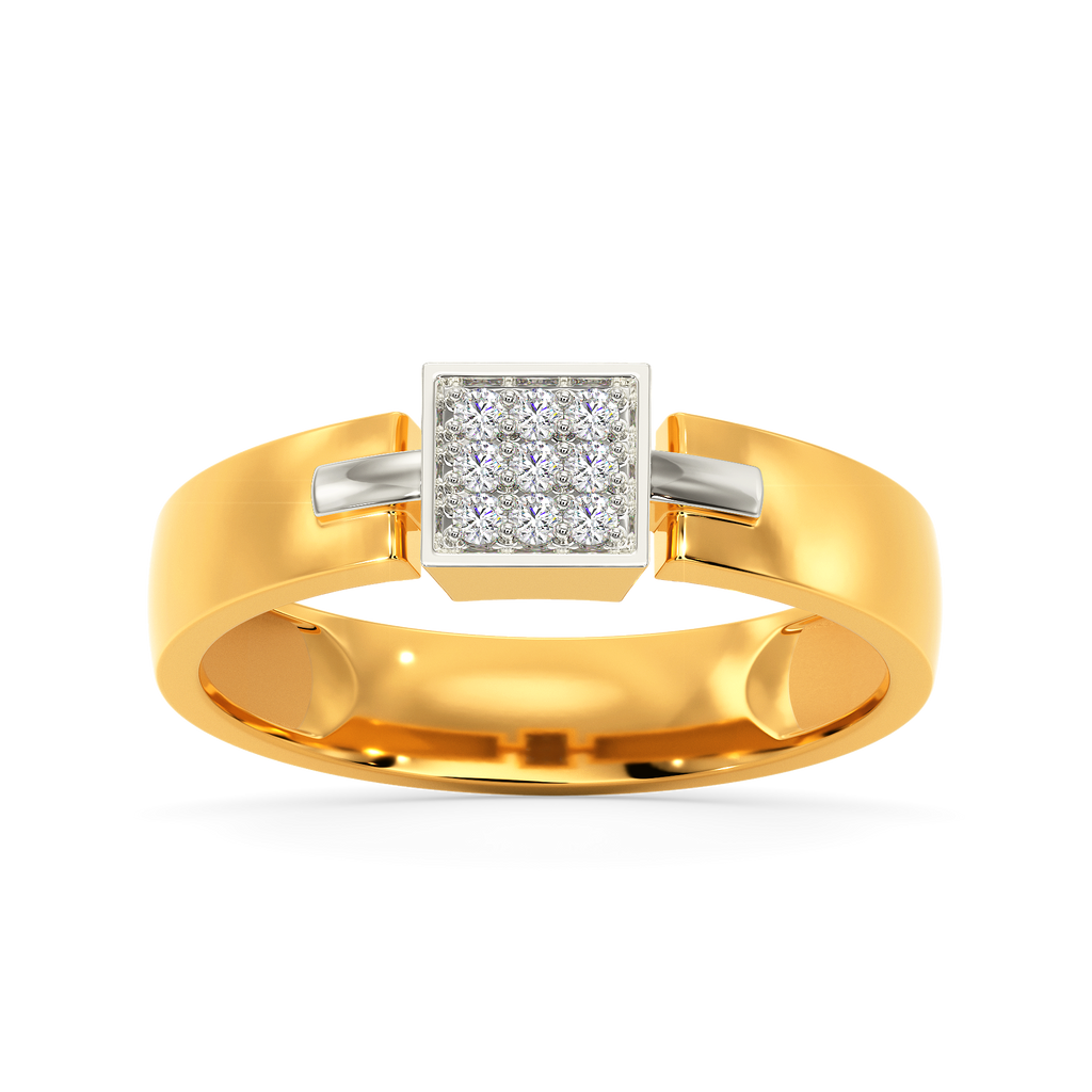 Connected  Diamond Rings For Men