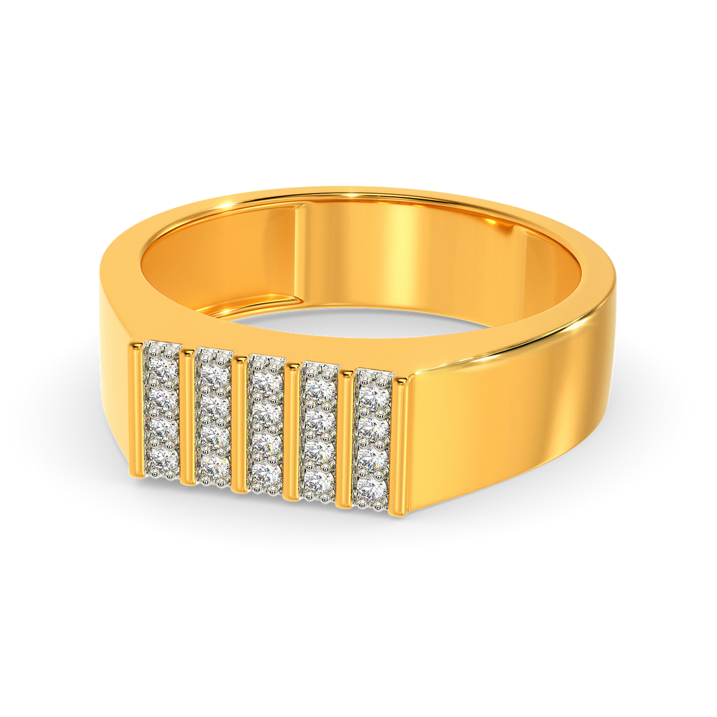 Alphaneer Diamond Rings For Men