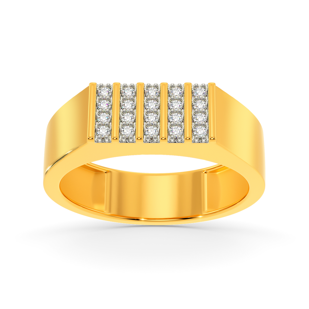 Alphaneer Diamond Rings For Men