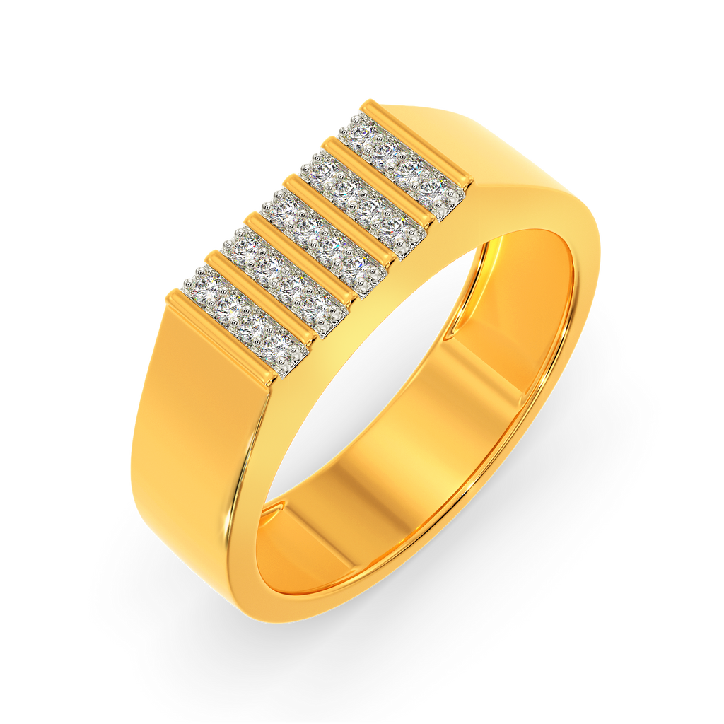 Alphaneer Diamond Rings For Men
