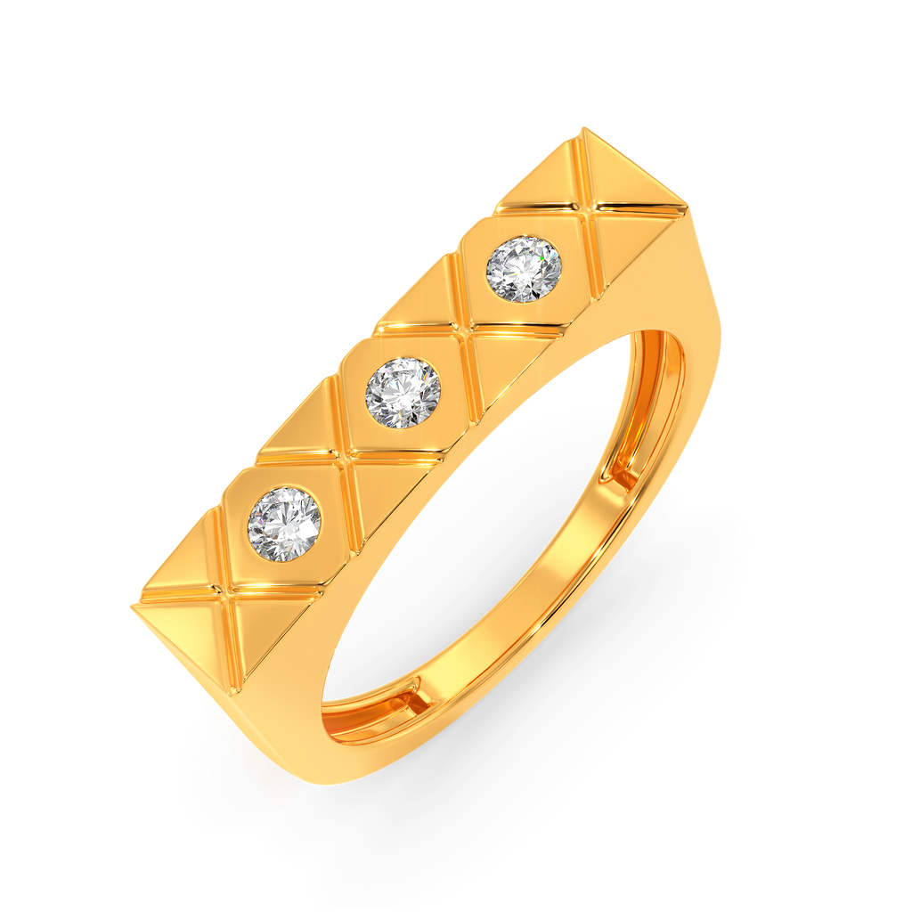 Three To Four Diamond Rings For Men