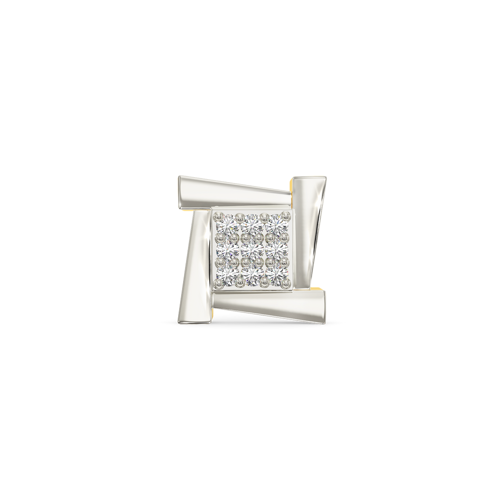 Criss Lavish Diamond Earrings For Men