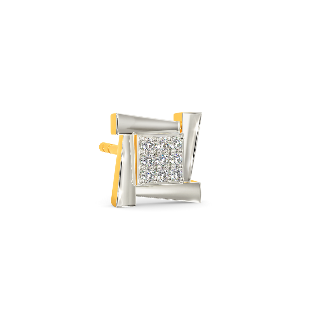 Criss Lavish Diamond Earrings For Men