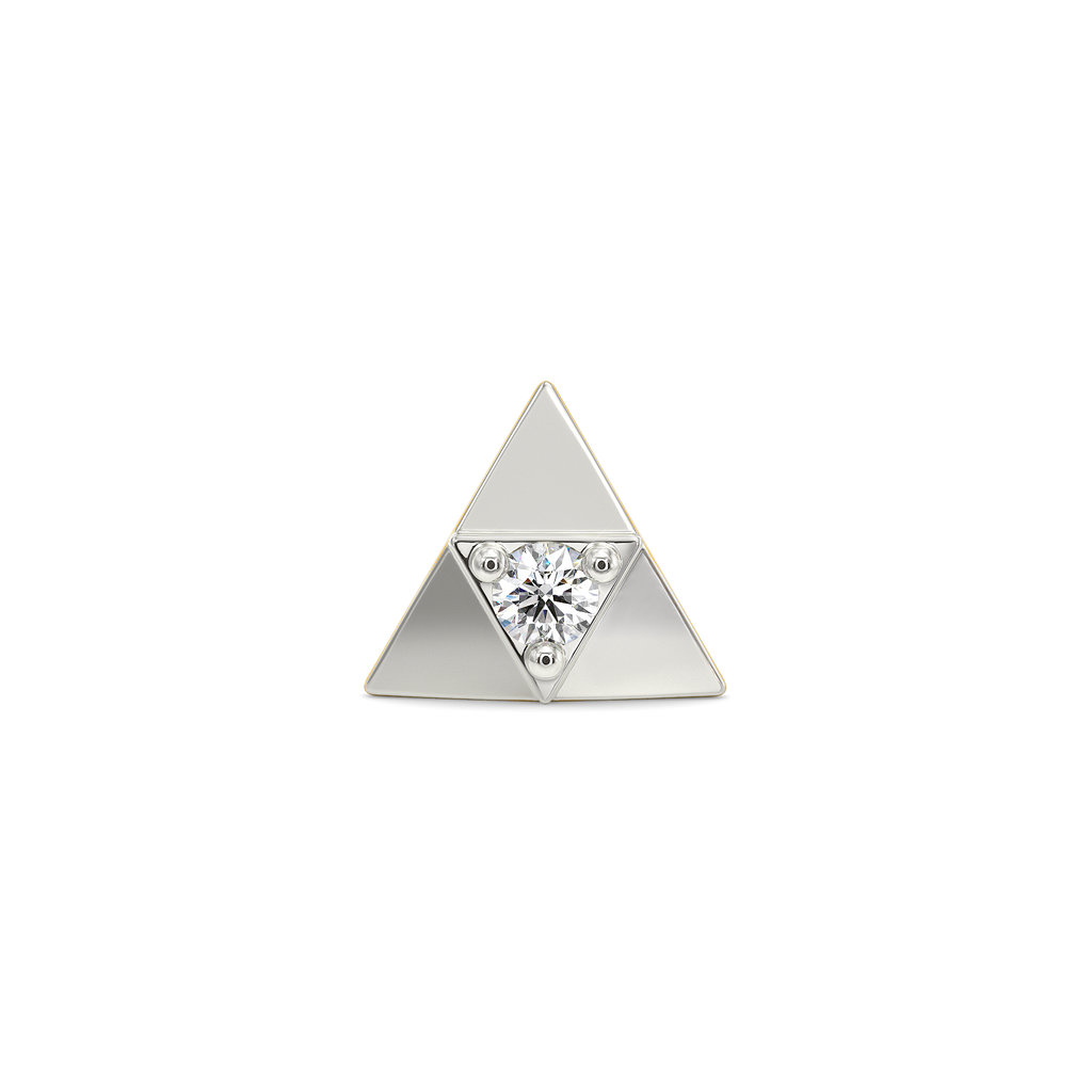 Illuminated Diamond Earrings For Men