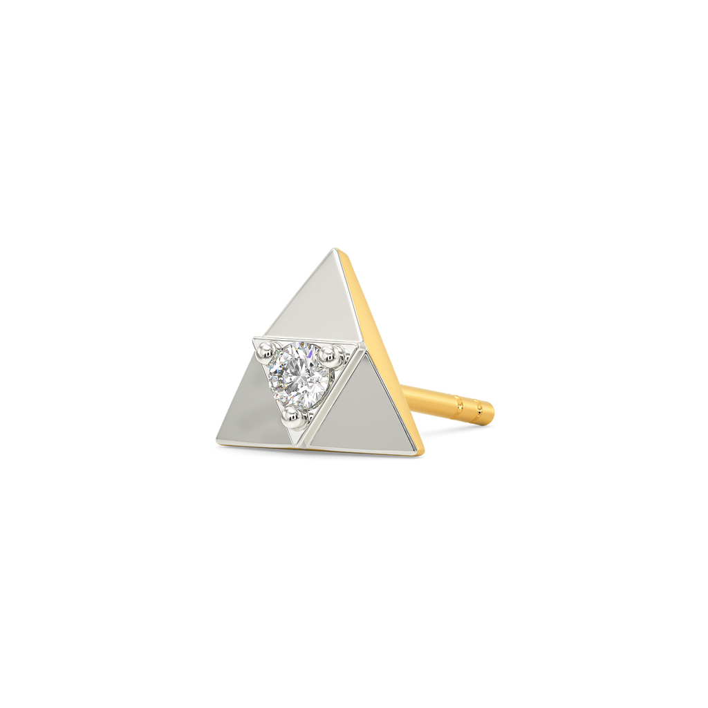 Illuminated Diamond Earrings For Men