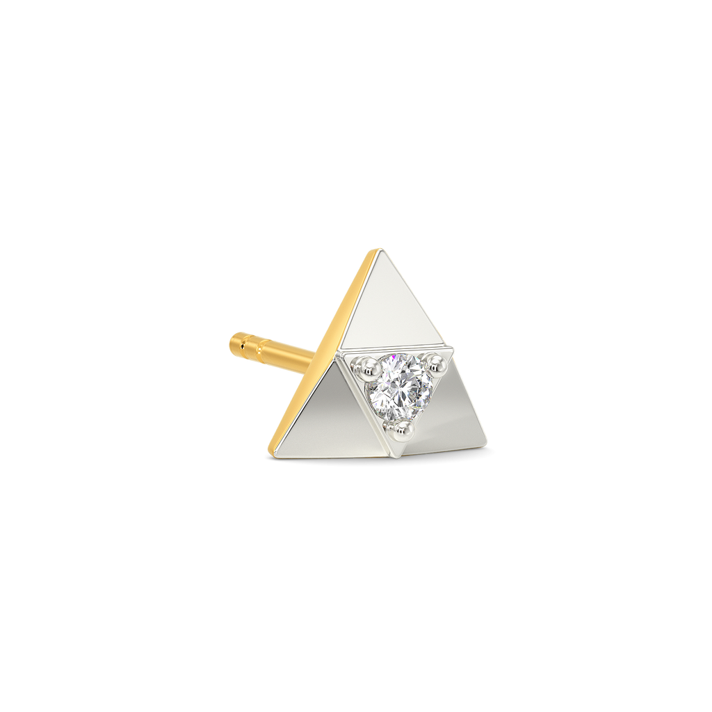 Illuminated Diamond Earrings For Men