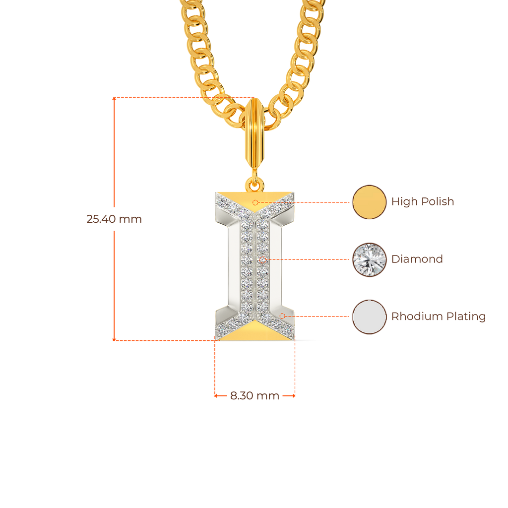Very Edgy Diamond Pendants For Men