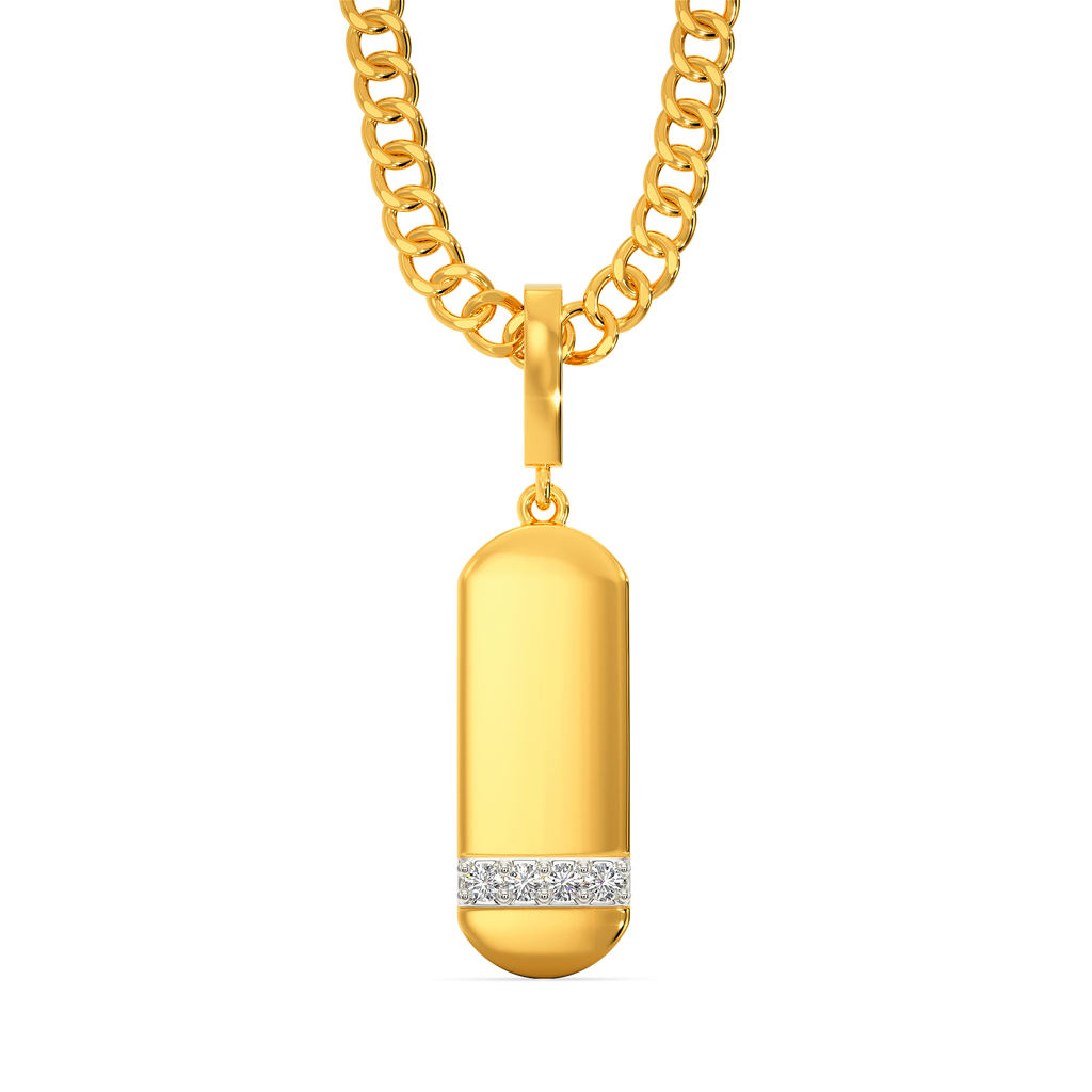 Kapsuled Diamond Pendants For Men