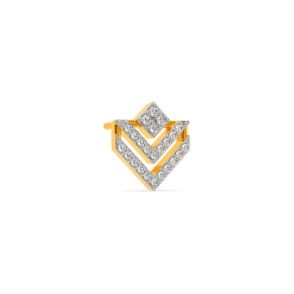 Urban Ease Diamond Earrings For Men