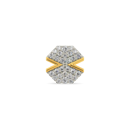 Sleek Simplicity Diamond Earrings For Men