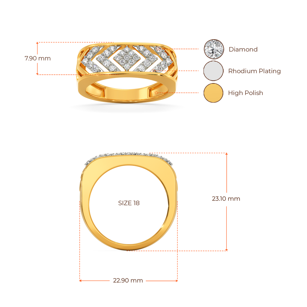 Style Unleashed Diamond Rings For Men