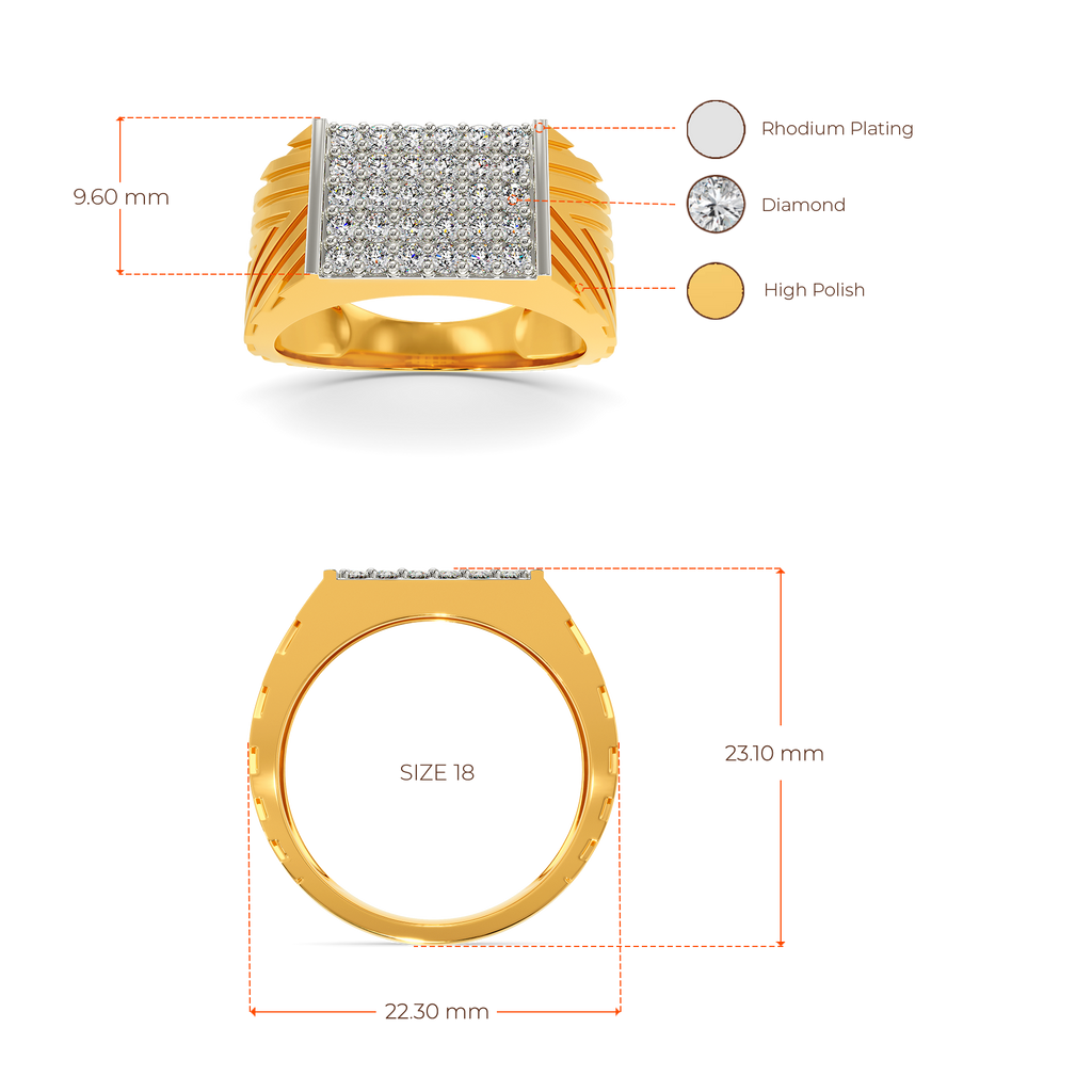 Never Out of Sight Diamond Rings For Men