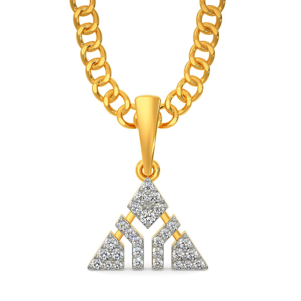 Still Reeling Diamond Pendants For Men