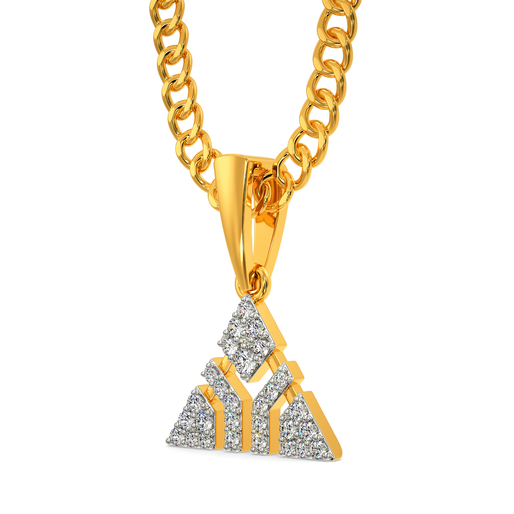Still Reeling Diamond Pendants For Men