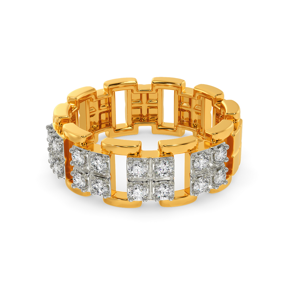 Cheks and Style Diamond Rings For Men
