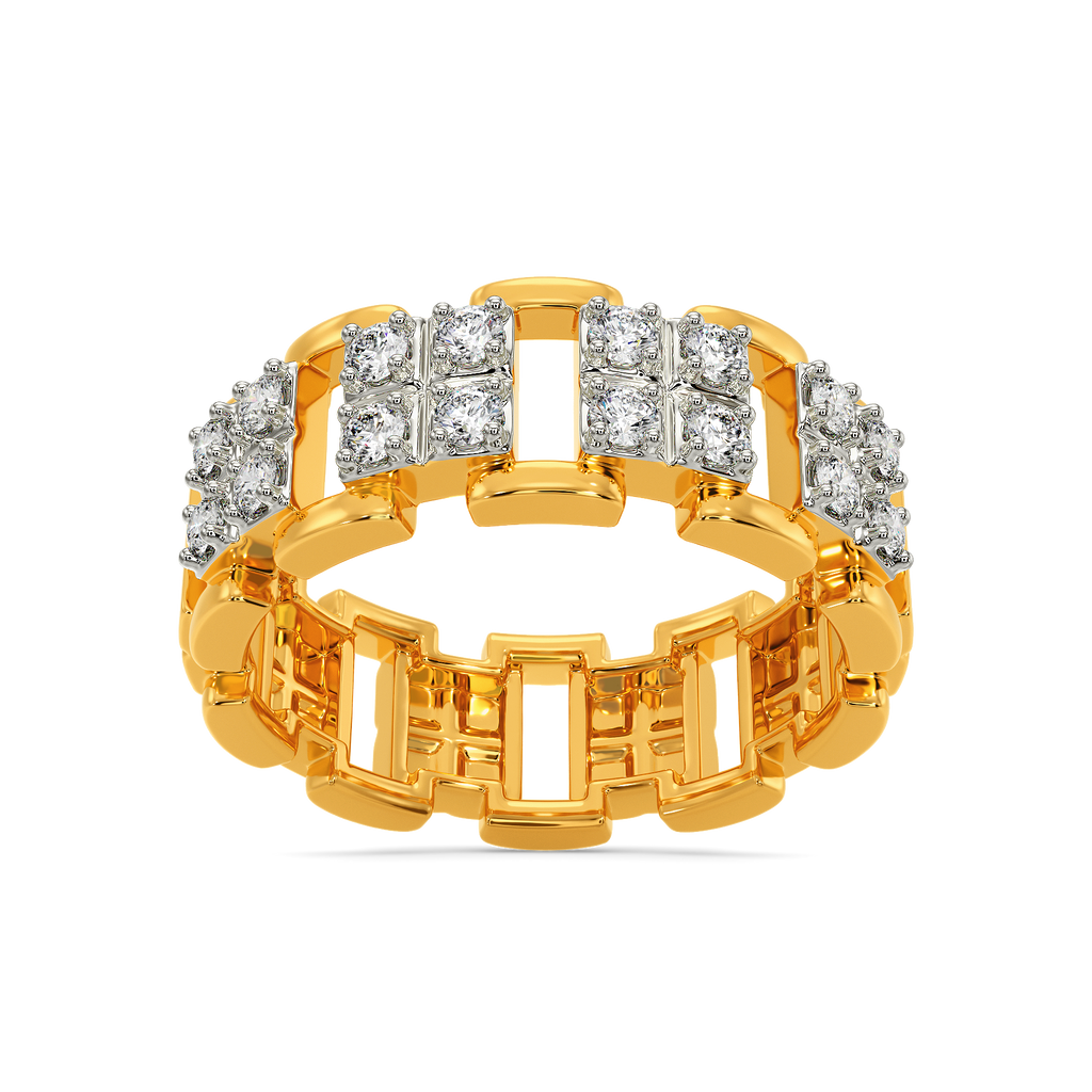 Cheks and Style Diamond Rings For Men