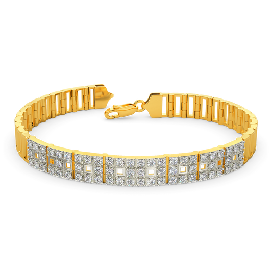 Tartan it Up Diamond Bracelets For Men