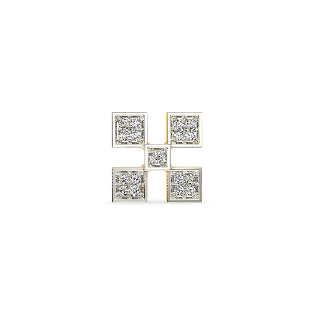 Fueled by Retro Diamond Earrings For Men