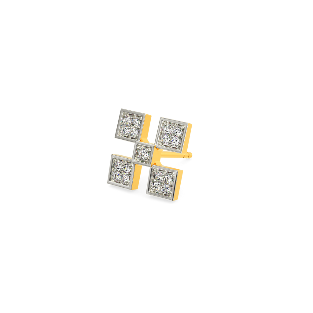 Fueled by Retro Diamond Earrings For Men