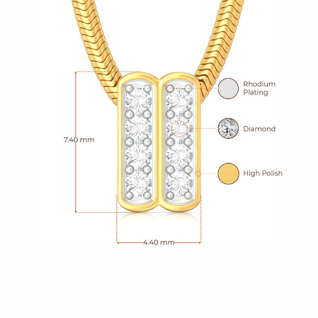 Spots and Stripes Diamond Pendants
