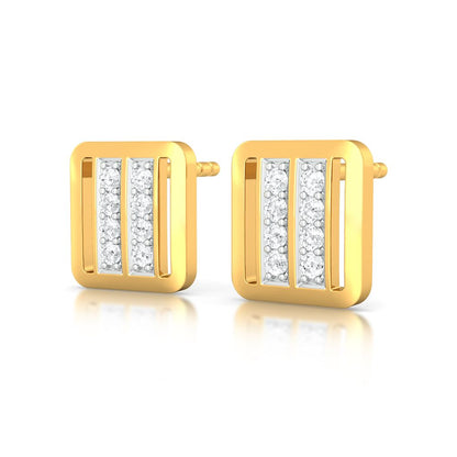 Dazzling Duet Diamond Earrings