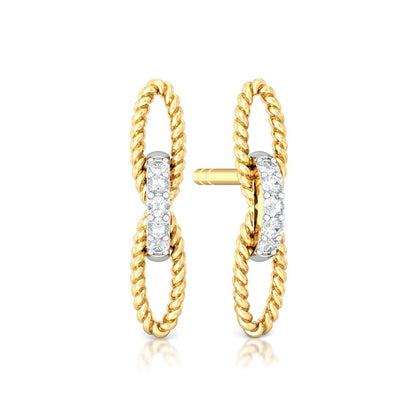 Twist of Fate Diamond Earrings