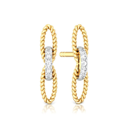 Twist of Fate Diamond Earrings