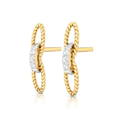 Twist of Fate Diamond Earrings