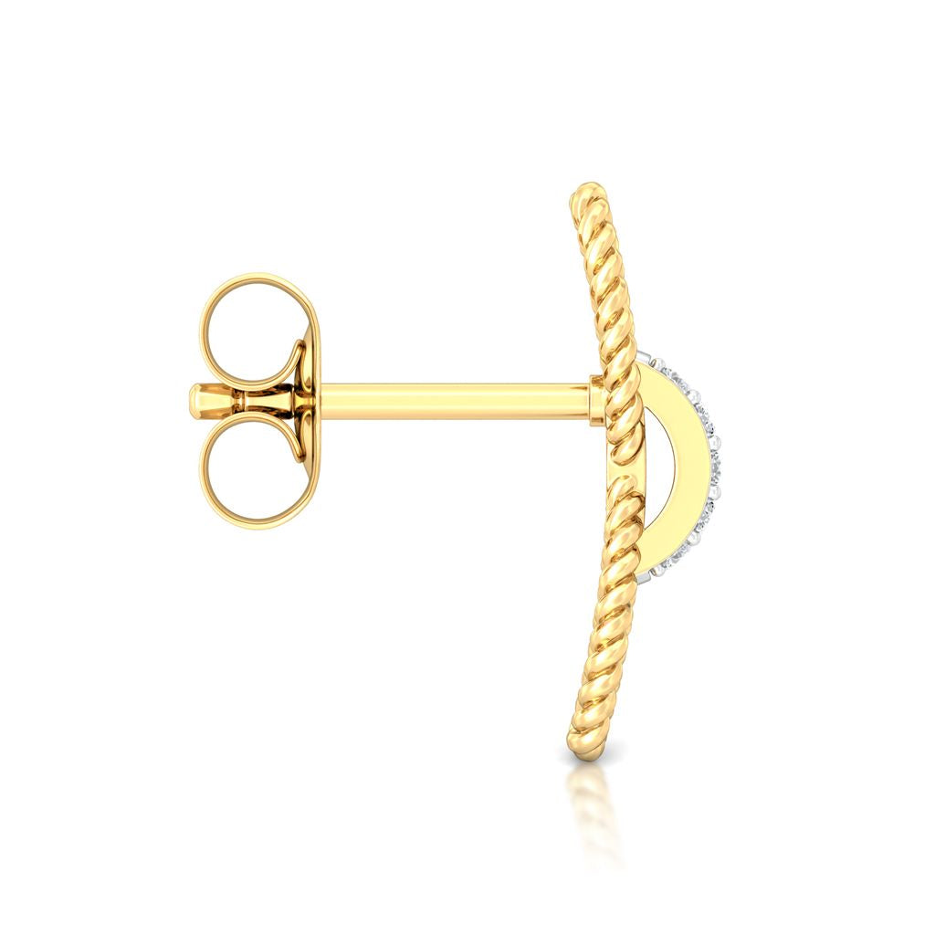 Twist of Fate Diamond Earrings