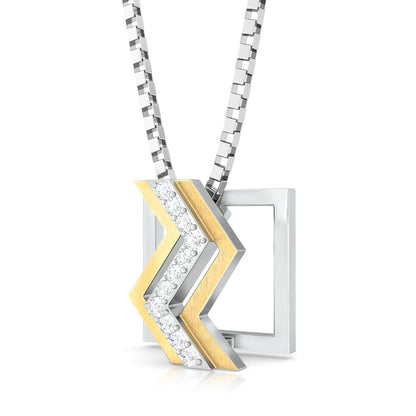 Tribal Chevrons Diamond Pendants