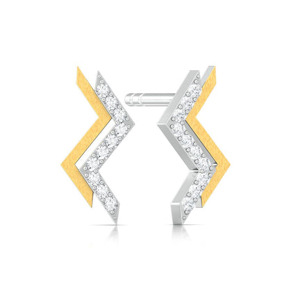 Tribal Chevrons Diamond Earrings