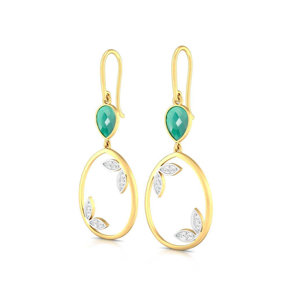 Forest Vibes Diamond Earrings