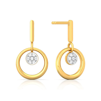 Sunflower Diamond Earrings