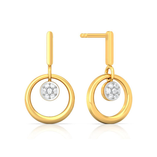 Sunflower Diamond Earrings