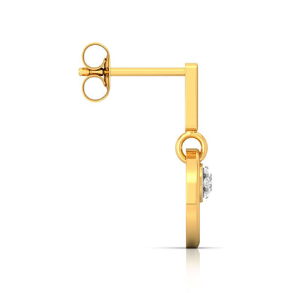 Sunflower Diamond Earrings