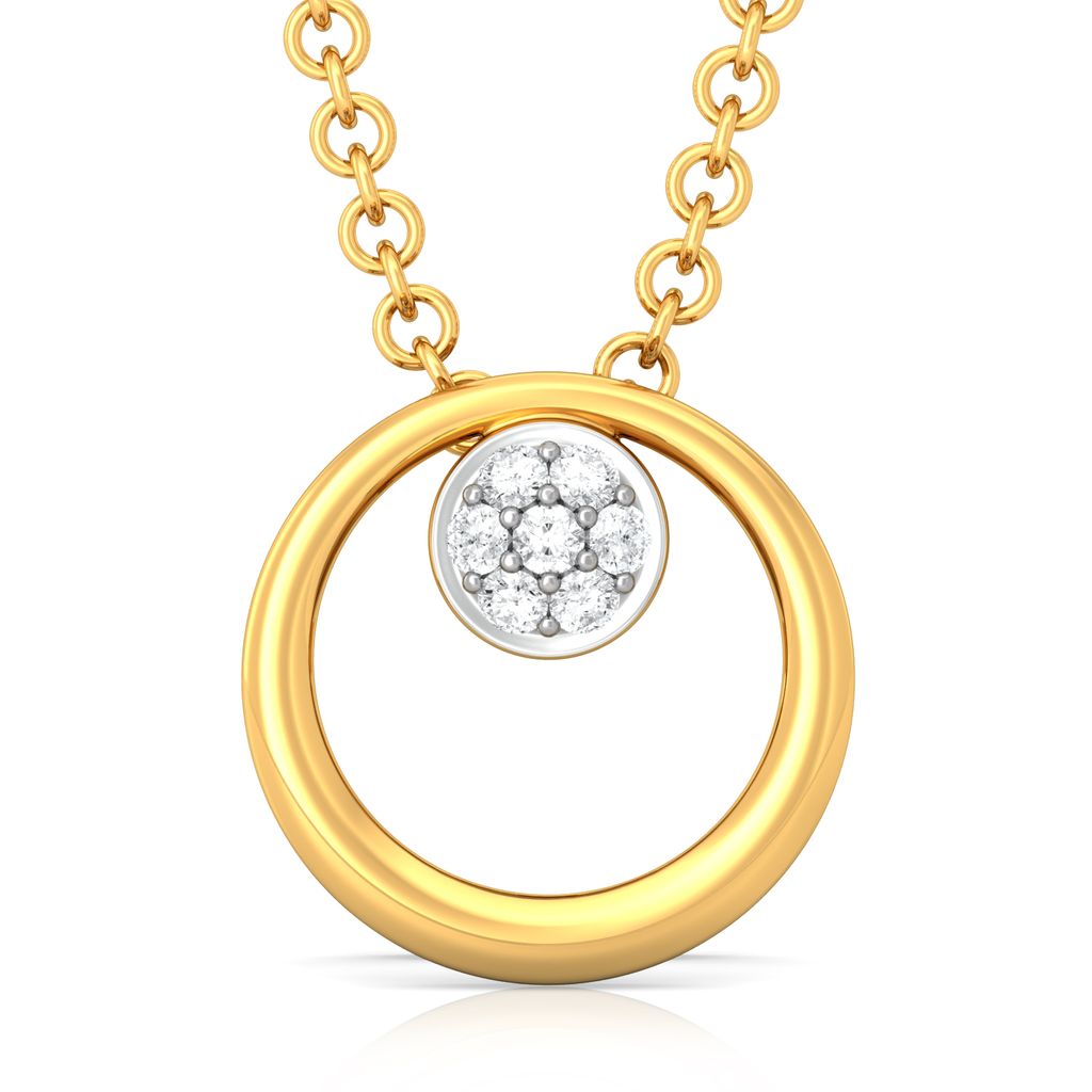 Sunflower Diamond Pendants