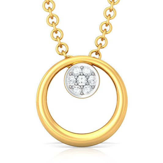 Sunflower Diamond Pendants