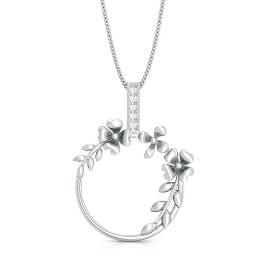 Floral Spray Diamond Pendants