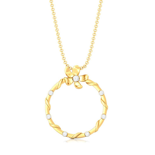 Floral Wreath Diamond Pendants
