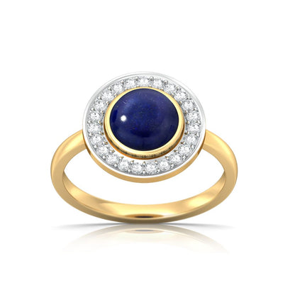 Fiery Blue Diamond Rings