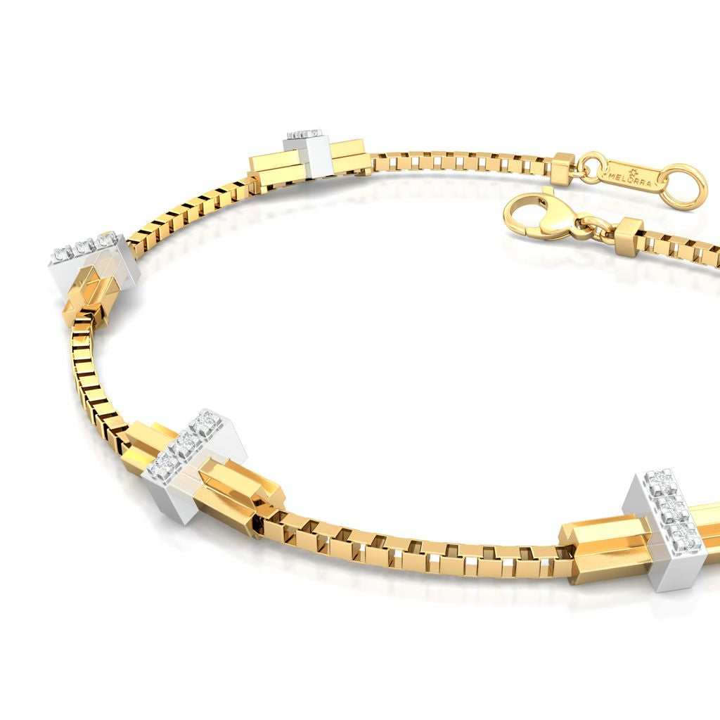 Pleat Me Pretty Diamond Bracelets